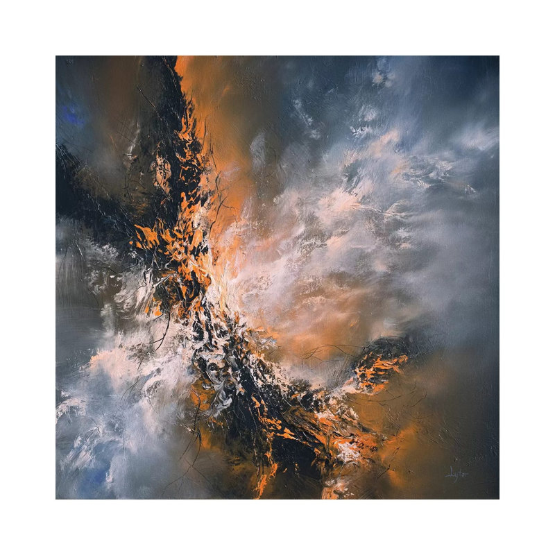 Deep Down Below by Christopher Lyter - Painting on Canvas, 30.48cm H x 30.48cm W x 1.91cm D, Wrapped Canvas
