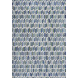 Cayo Hand Tufted PET Indoor/Outdoor Rug in Natural/Green/Blue