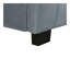 Lit plateforme tapissier simple en velours avec lit gigogne simple-401522880