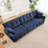 Chenille Fabric Upholstery Sofa with Ottoman-785225013-791837461