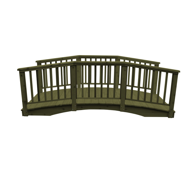 Pont-balustre Western Cedar 12 pi, Teinte tilleul