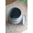 Drum shape patio table with storage-1937145639
