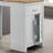 Carraton 47"Small Space Counter Height Dining Table With Cabinet And Drawer Storage