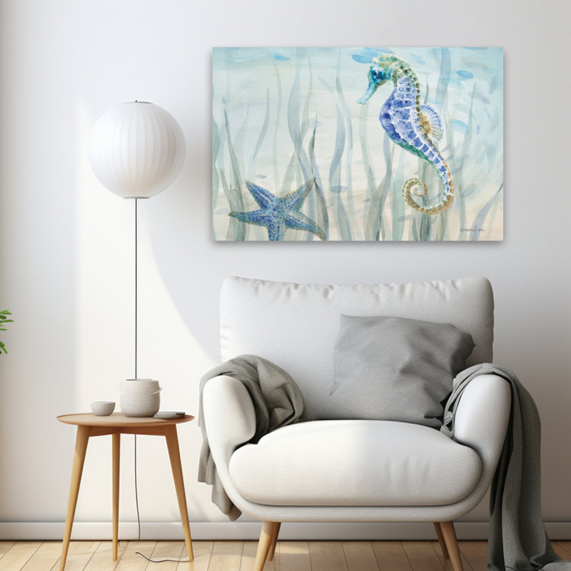 Art animalier et animal sous-marin, H 24 po x l 36 po