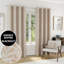 Sherwood 100% Blackout Thermal Jacquard Leaf Design Curtains with Eyelet Header (PAIR)-586780982-586780985