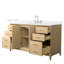 Ensemble de meuble-lavabo simple 60 po avec plateau en quartz Janna-108352134-108352132-108352137