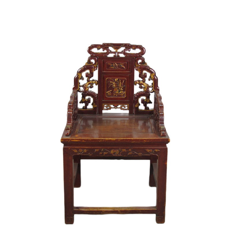Asian Classic Solid Wood Arm Chair