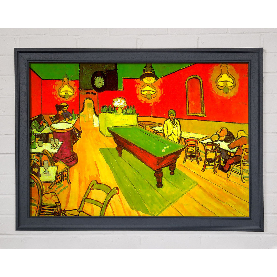 Gerahmtes Leinwandbild Night Cafe 2 von Vincent Van Gogh