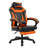 Inbox Zero Adjustable Reclining Ergonomic Faux Leather Swiveling PC & Racing Game Chair with Footrest-1378233015