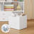 49.1" W Bookcase, 4-tier Bookshelf, Storage Organizer With Drawers-1006621720