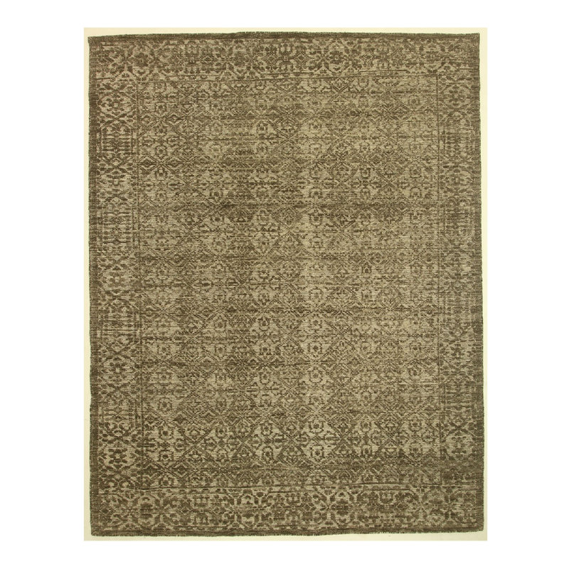 Hand Knotted Abstract Area Rug