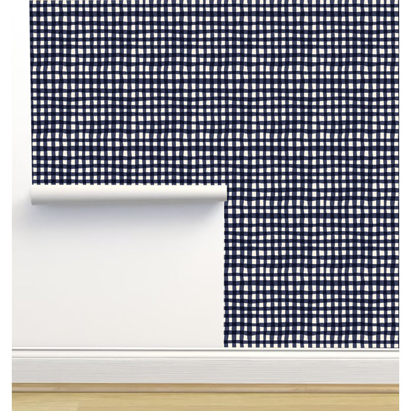 Rouleau de papier peint cristal l 12 pi x l 2 pi, Bleu marine