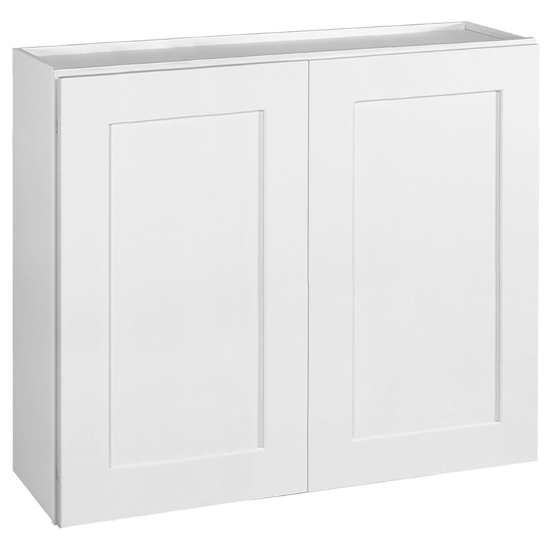 Armoire de cuisine style Shaker de Design House Brookings (prête à assembler), H 30 po x l 36 po, Blanc