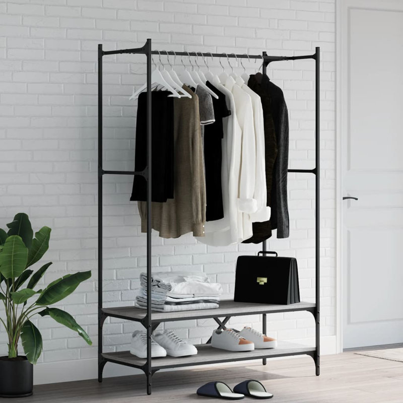 Caledon 100cm Clothing Rack, Grey Sonoma