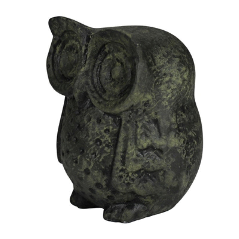 Big Eye Owl, patine verte