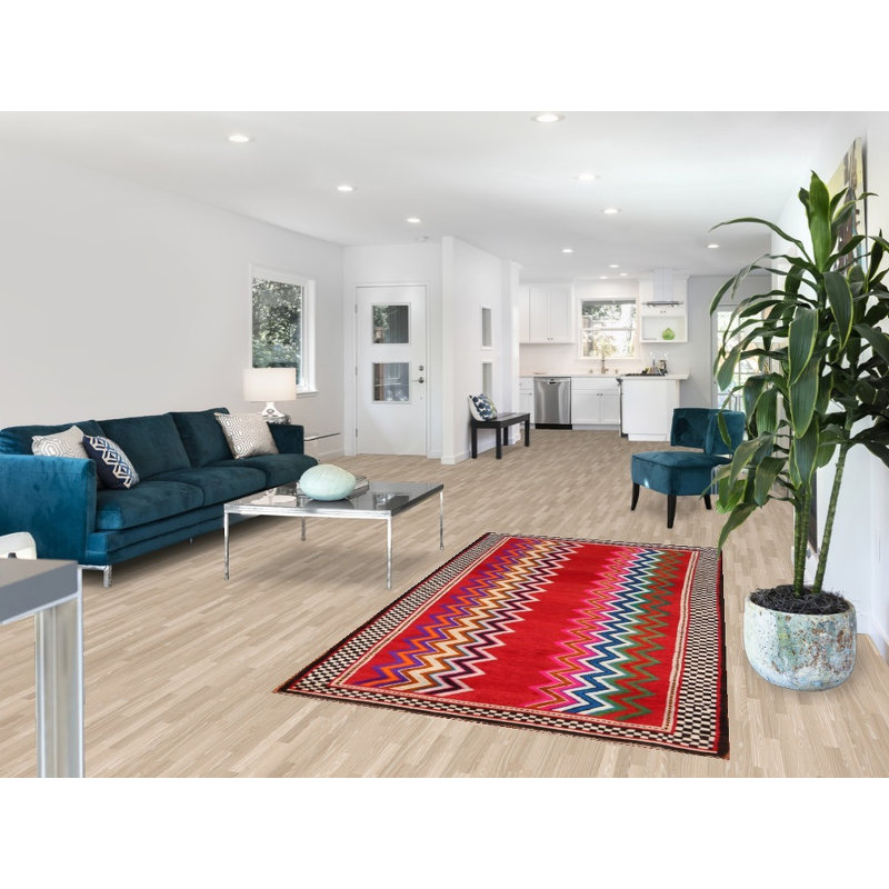Tapis traditionnel géométrique en laine Gabbeh