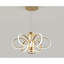 Lustre moderne à DEL, luminaire suspendu de style campagne moderne, pour salle à manger, îlot de cuisine - OR