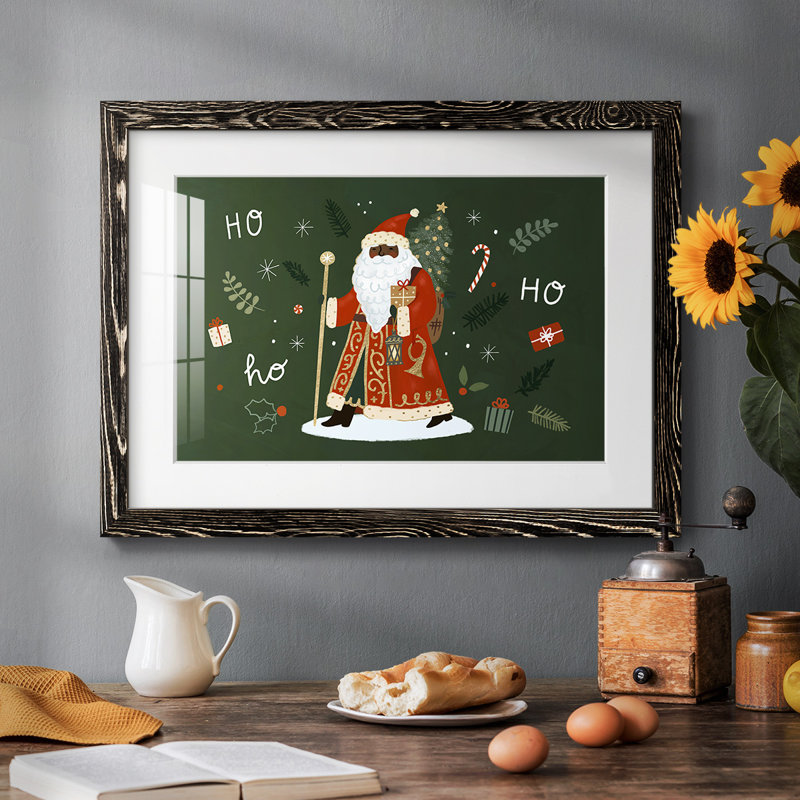 Little St. Nick Collection A, reproduction encadrée sur papier, H 14 po x l 20 po x P 1,5 po, Noir