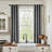 Grommet Room Darkening Linen Textured Curtain-607110987-607110984