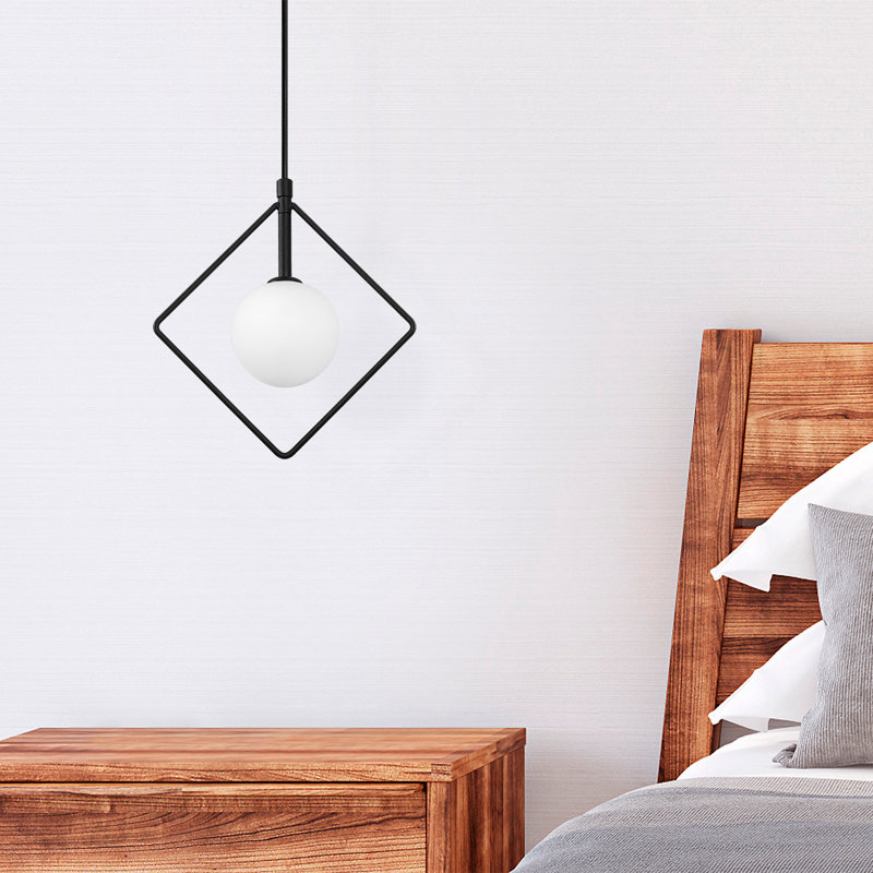 Luminaire suspendu géométrique 1 lumière Bénéfice