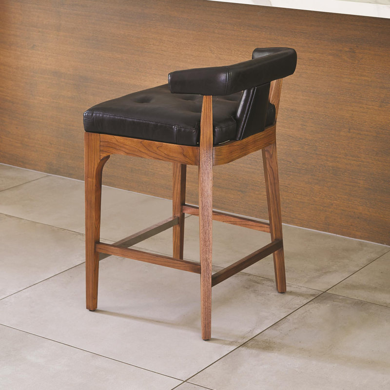 Moderno Stool, Black, Counter Stool (25" Seat Height)