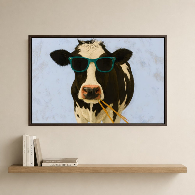 «Onward Cow» par Jenny Green - Impression sur toile
