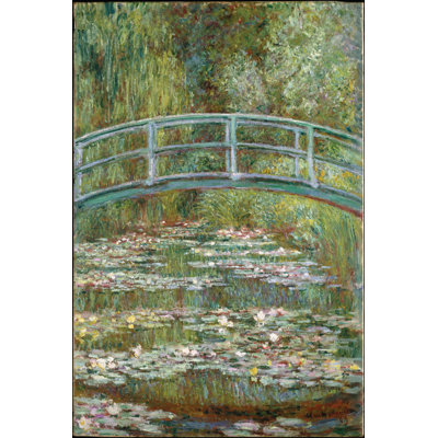 Monet Bridge - Wrapped Canvas Painting