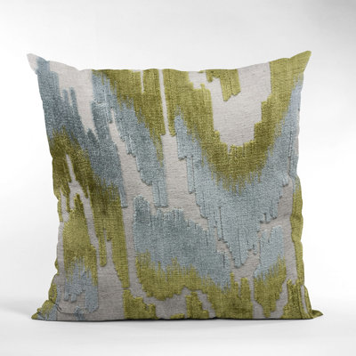 Down Blend Abstract Square Throw Pillow