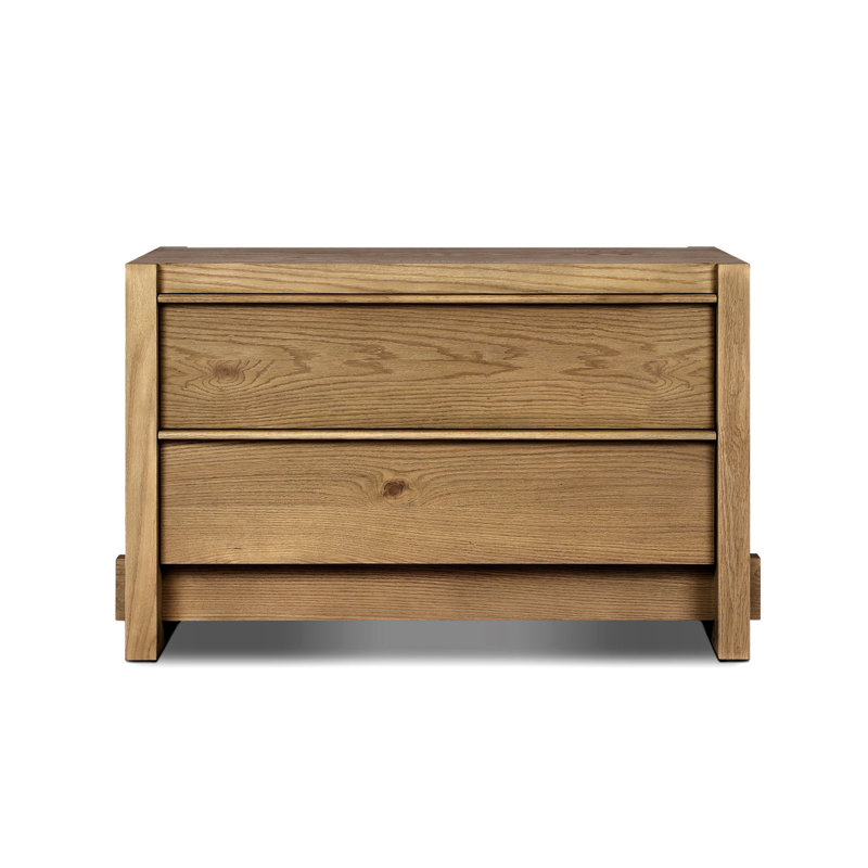 Table de chevet l 41,5 po Geniece, Rebois de chêne sableux