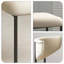 Ensemble de 2 chaises d'appoint Modern Beige