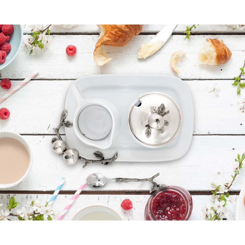 Harvest Stoneware Sugar And Creamer Set