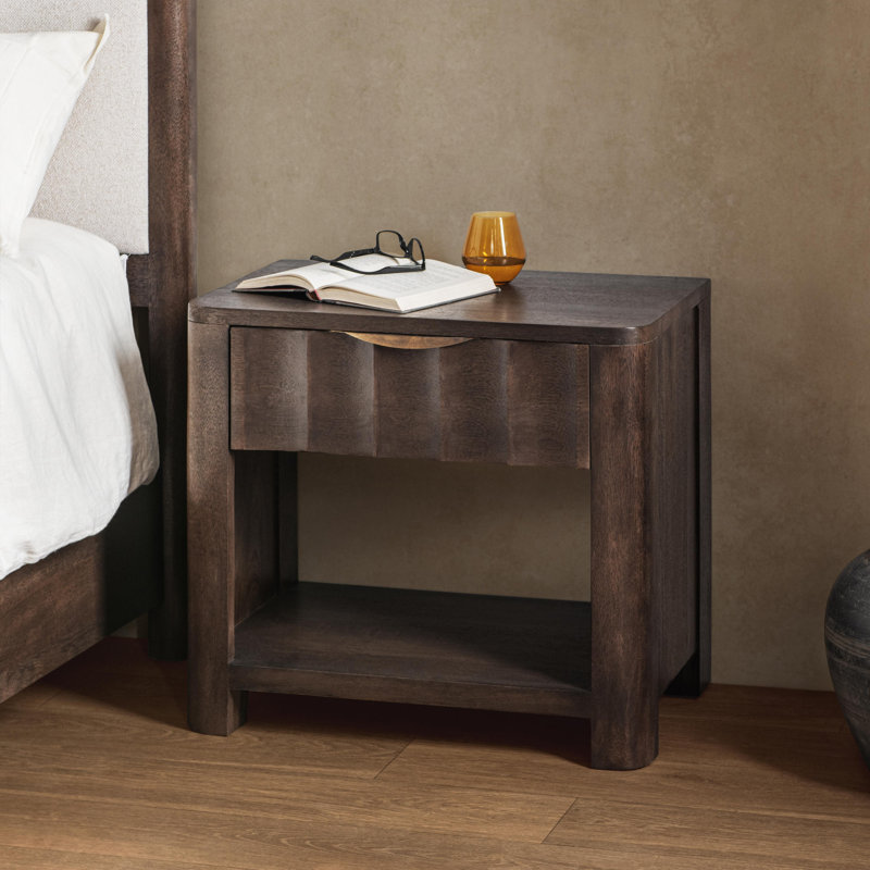 Baylee Mango Wood Nightstand