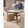 Signature Designs Crystal Stone Round Dining Table
