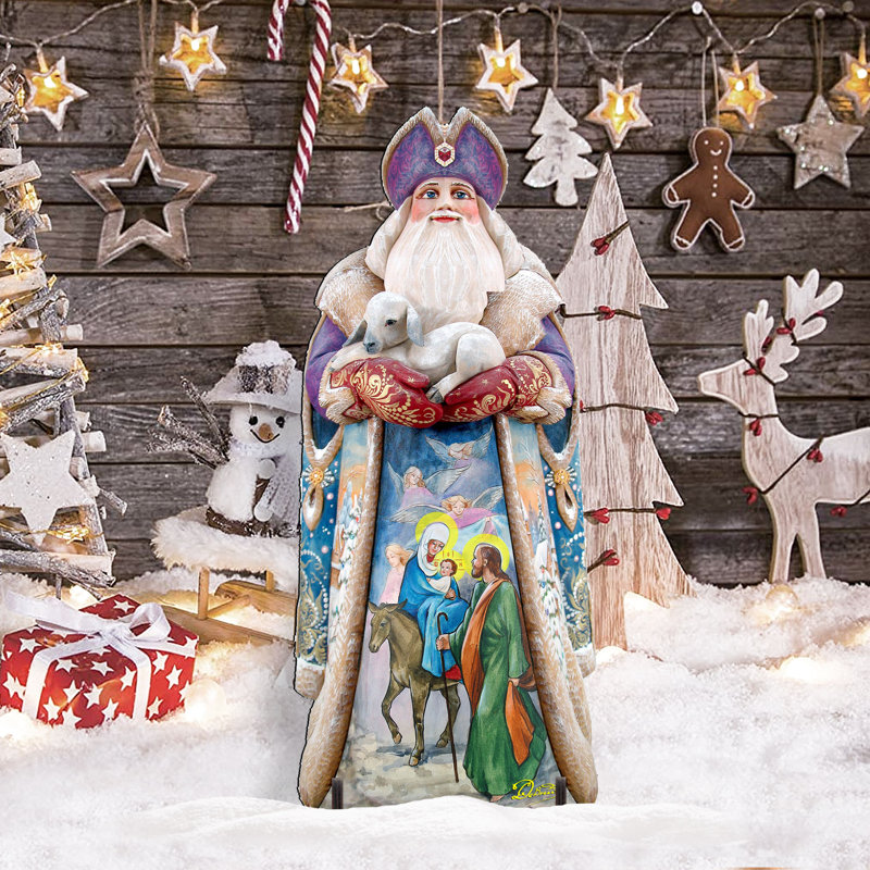 Décoration Père Noël et anges gardiens