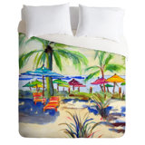 Caribbean Time Traditional Duvet Cover