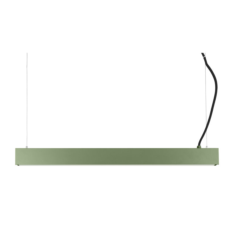 Insley 1 - Light LED Pendant, Olive Green 