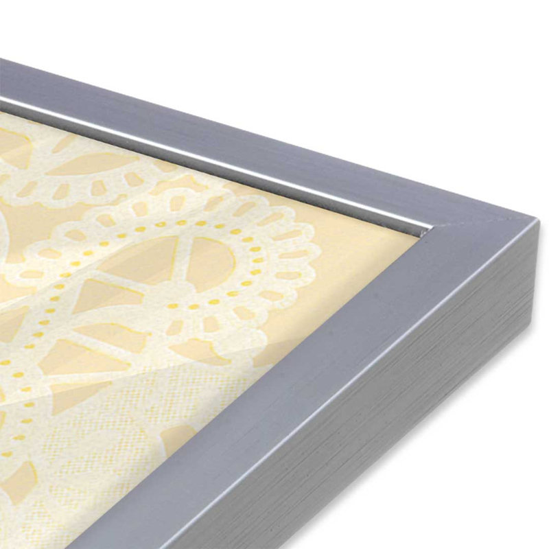 «Dessert Veuillez II v2» par Sue Schlabach, reproduction d'art, 30 W x 30 H, Silver, Framed Print