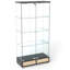 Vitrine moderne en verre avec grands tiroirs-1018484117