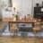 106.3 in Large Extendable Kitchen Table