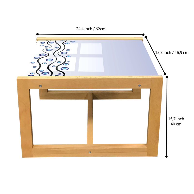 Irmtrude Sled Coffee Table, 62cm H x 46cm W x 40cm D