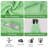 Indigo 4 Piece Bath Towel Set, Rayon From Bamboo and Cotton, Solid Terry Towels-65084530