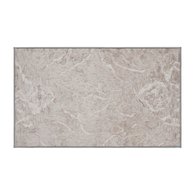 Tapis gris lavable à la machine