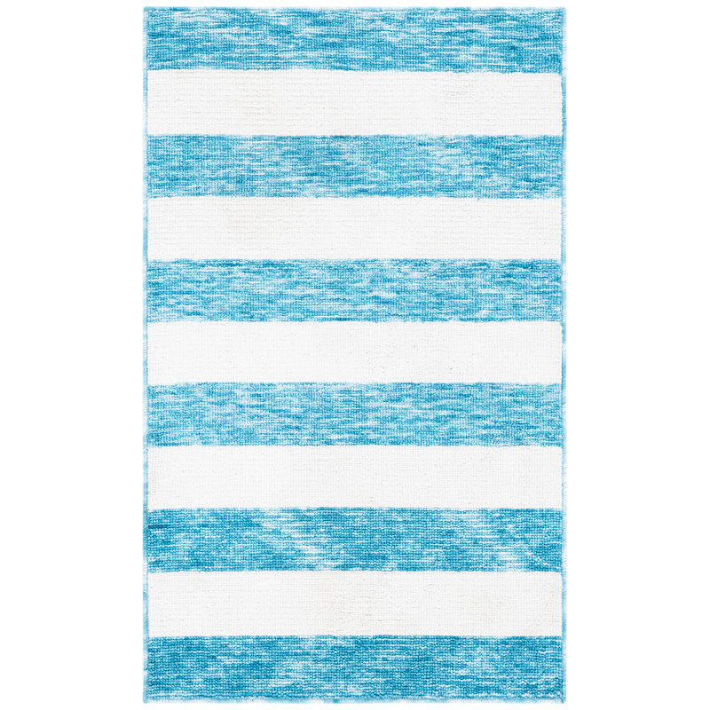 Claymore Easy Care Performance Machine Washable Striped Rug, Rectangle 2'3" x 4'