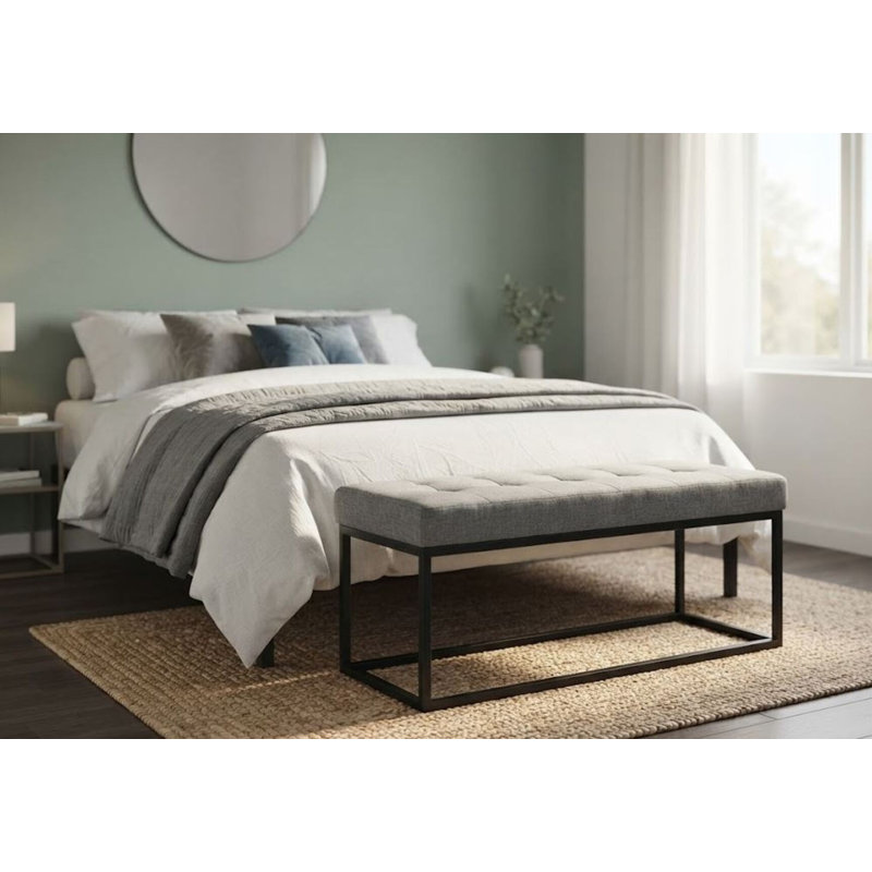 Eliandra Horse Cisne Bench, Gray