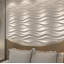 Sharkey 50.04cm x 50.04cm Wood Tile in White