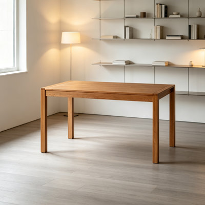 Bureau en bois massif de cerisier durable au design simple