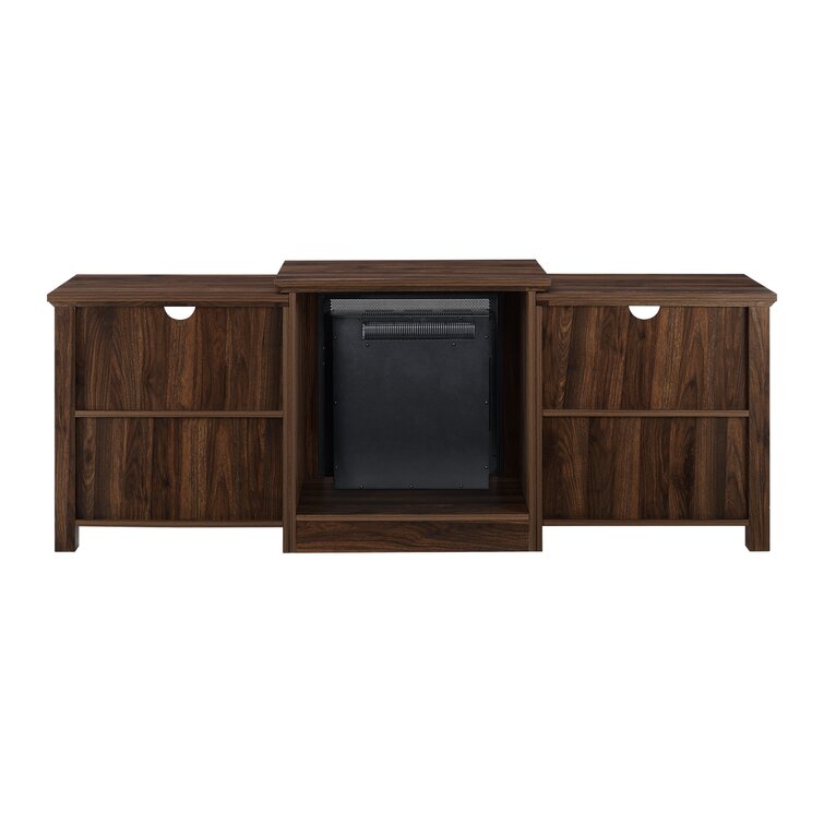 Millwood Pines Woodbury 70 Media Console for TVs up to 78 with Electric  Fireplace Included & Reviews