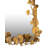 Vinna Arch Brass Leaves Mirror