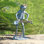 Frog Musician Garden Statue