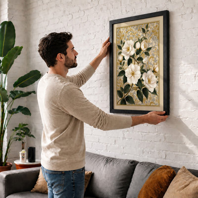 Flowering Study Botanical - Framed Print
